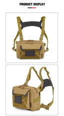 Fishing Chest Bag Men's Tactical Waterproof Molle Backpack