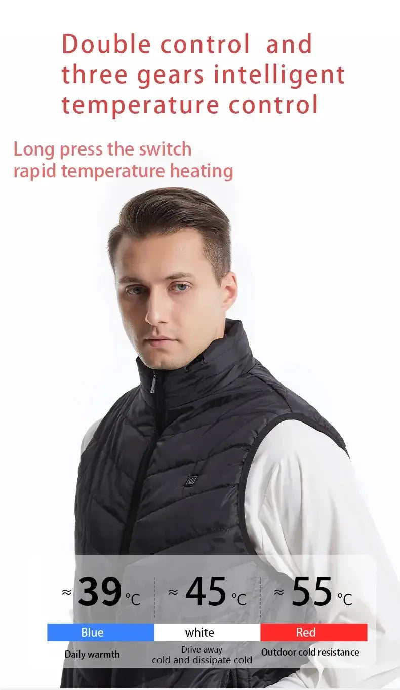Water-Resistant Heated Vest for Warmth — product view 20