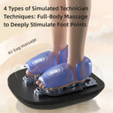 Electric Foot Massage Machine Deep Kneading with Compression for Muscle Relief Multi-Level Settings Home Use Foot Massager