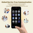 Language Translator Device with 148 Languages Voice Portable Ai  Translating Offline Translation Support Voice Video Recording