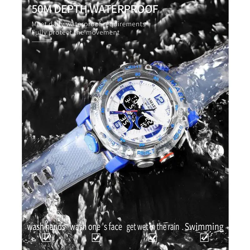 SMAEL Waterproof Chronograph Sport Watch Outdoor Timepiece