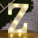 Battery-Operated LED Alphabet Lights for Home and Party Decor