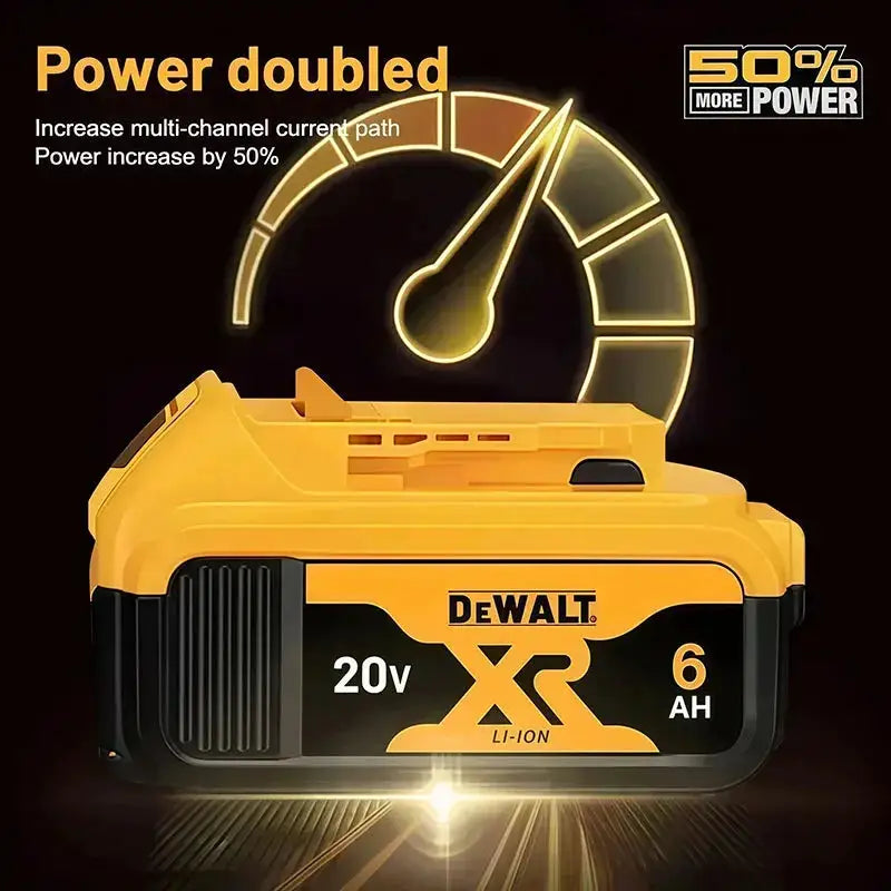 Powerful 20V DeWalt 6Ah Li Ion Battery