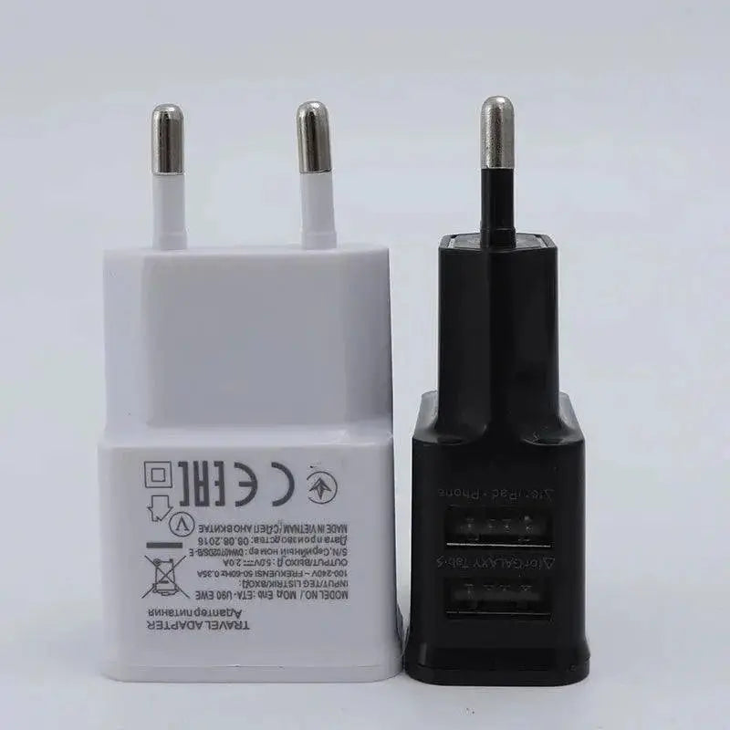 Portable Dual USB Travel Charger Safe Efficient Versatile