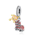 Sterling Silver Charm Fortune Cat
