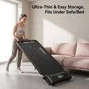 Under Desk Treadmill 2In1 Foldable Handrail Ultra Quiet Compact