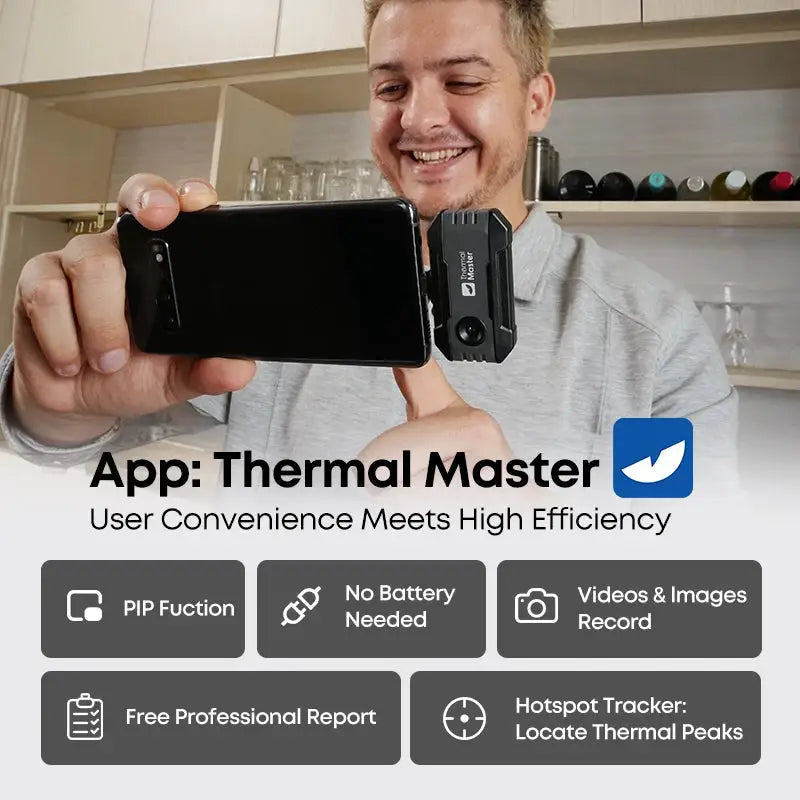 Thermal Imaging Camera for iPhone and Android Cell Phone ℃ — product view 6