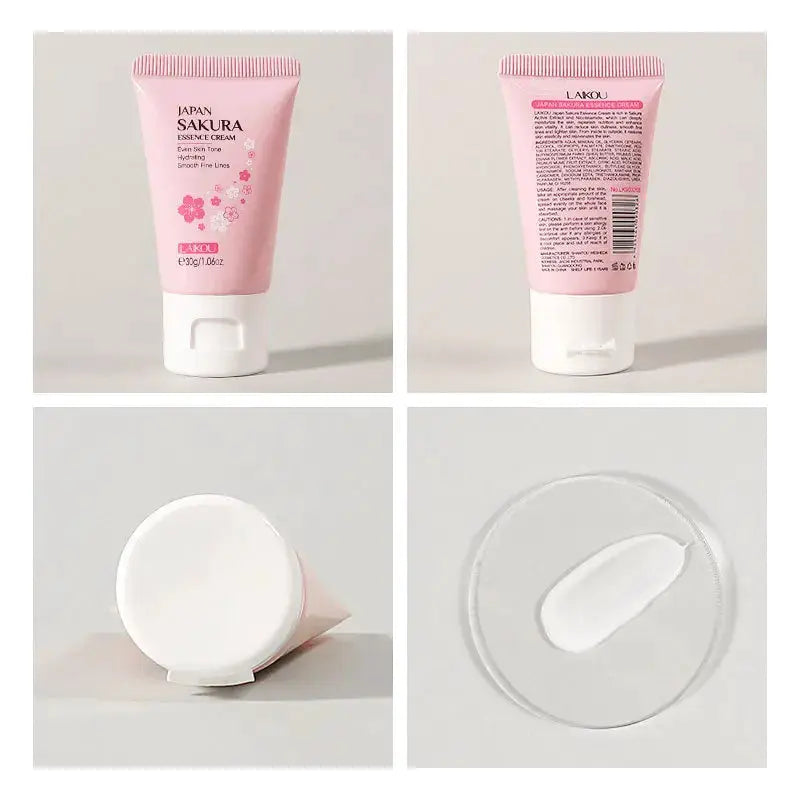 LAIKOU 30g Japan Sakura Essence Face Cream Hydrate Moisturizing Cherry Blossom Refreshing Essence Facial Lotion Korean SkinCare