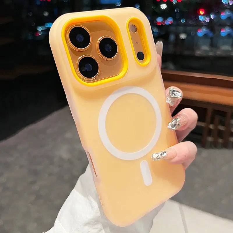 Luxury Candy Color 2 IN 1 Magnetic Case For iPhone 18 17 Air 16 15 14 13 12 11 Pro Max Plus For Magsafe Wireless Charge Cover