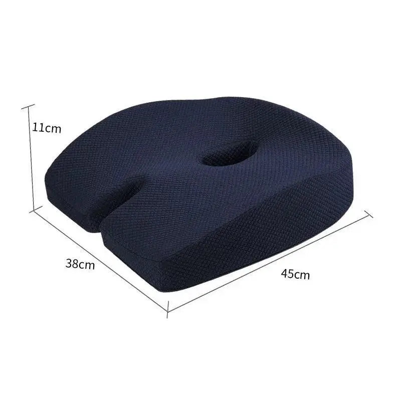 Ergonomic Memory Foam Seat Cushion Tailbone Pain Relief
