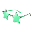 Frameless Star-Shaped Sunglasses for Cosplay and Fashion