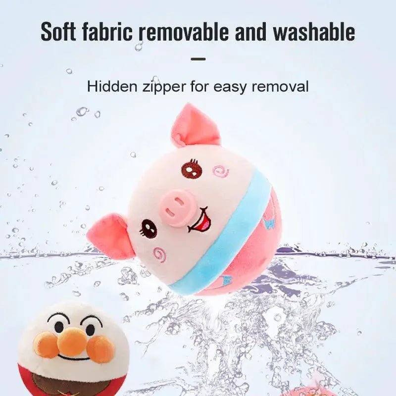 Dog Interactive Plush Toy Ball USB Rechargeable Washable