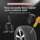 Car Tire Repair Nail Set - Universal Vehicle Puncture Tool