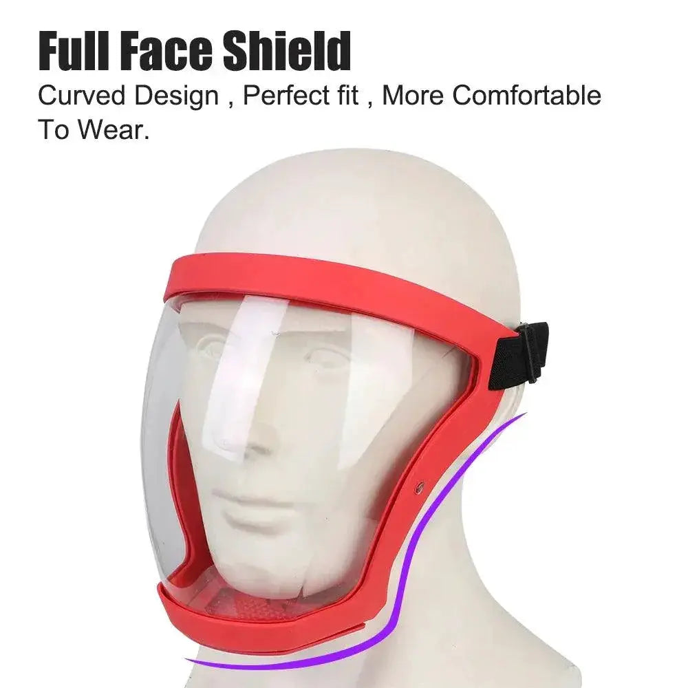 Full Face Shield Mask With Oil Splash Proof Filters