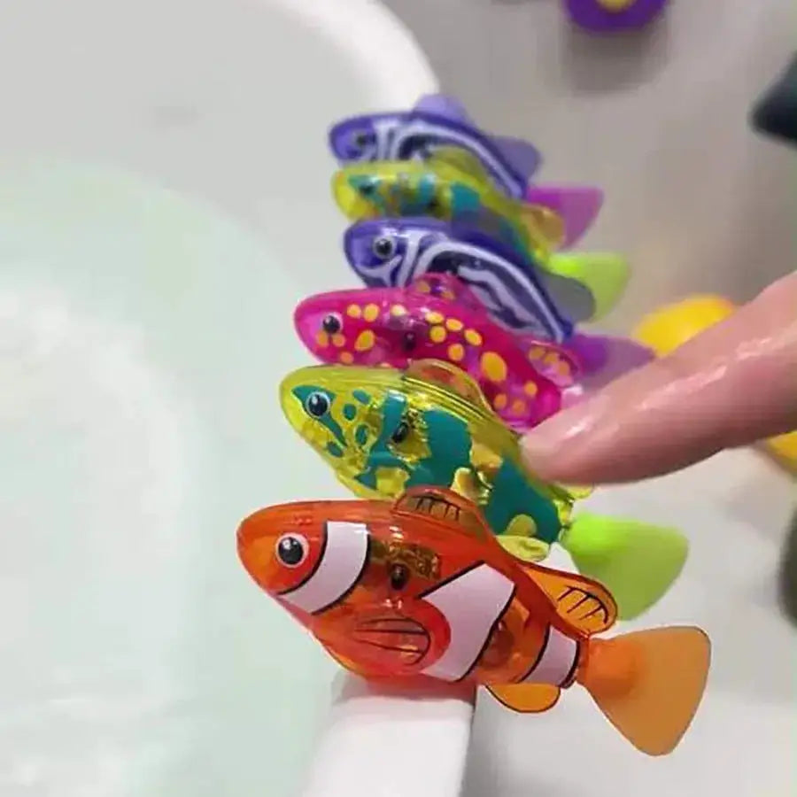 Light-Sensing Robotic Pet Clownfish – Realistic Electric Swimming Fish, Aquarium Decoration, Cat-Teasing Robotic Fish, Artificia