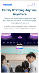 Y1 Wireless Bluetooth Speaker with 2 Microphones and RGB Light