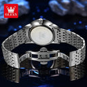 Olevs Men Crescent Watch Water Resistant