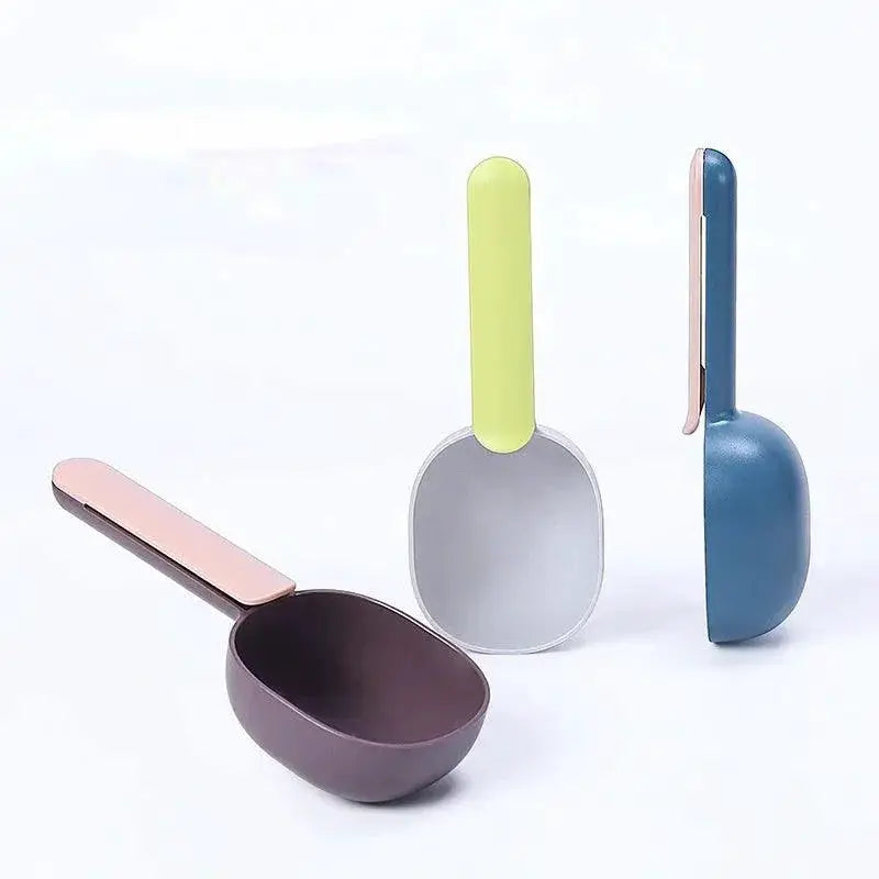 Pet Food Scoop Measuring Cup Clip Versatile Design