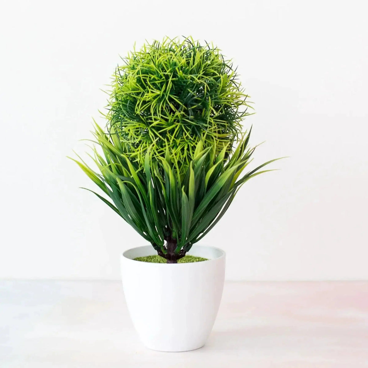 Maintenance-Free Bonsai Decor for Desk — longxushu green