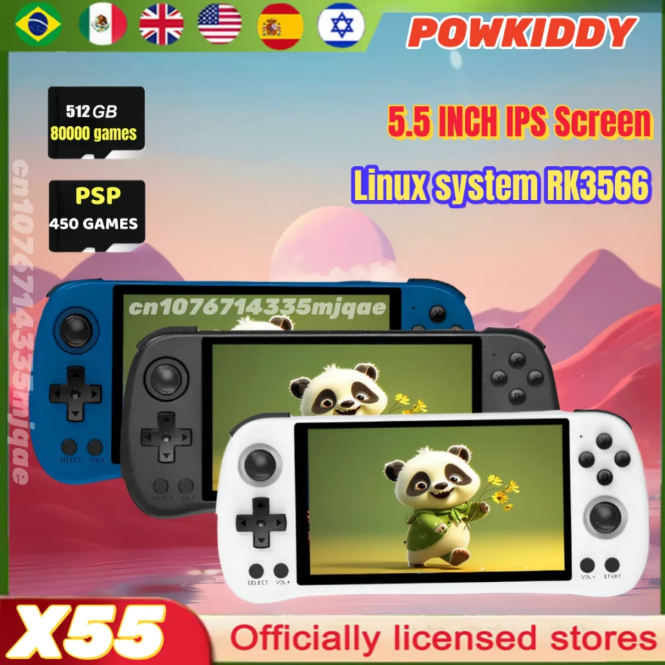 POWKIDDY X55 5.5-inch Retro Handheld