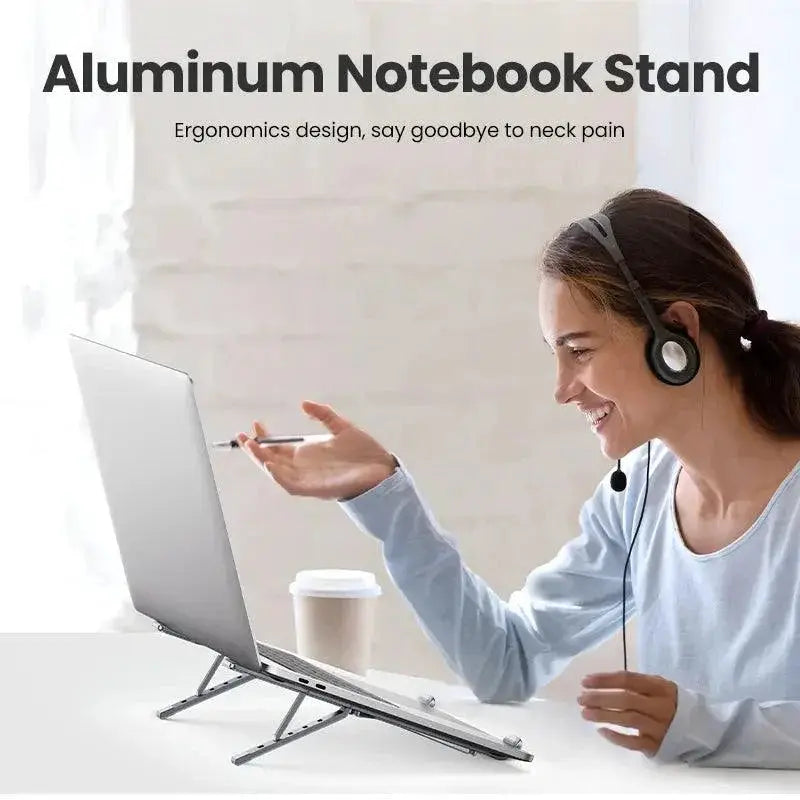 UGREEN Aluminum Laptop Stand Ergonomic Foldable Riser