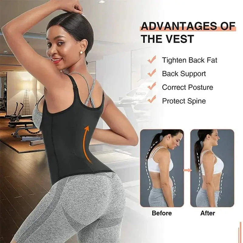 Sweat Waist Trainer Vest Slimming Corset Shapewear