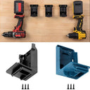 1pcs 2-IN-1 Power Tool Holder Battery Mount Hanger Case Organizer