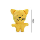 Donkey Shape Corduroy Squeaky Dog Toy Interactive Durable