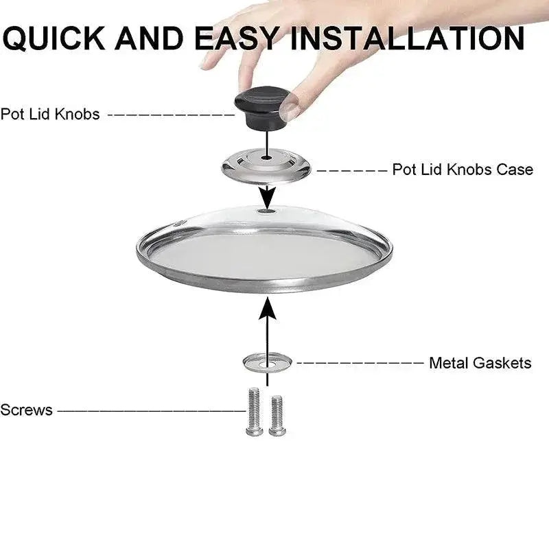 Kitchen Universal Pot Lid Knob Replacement Eco Friendly Grip