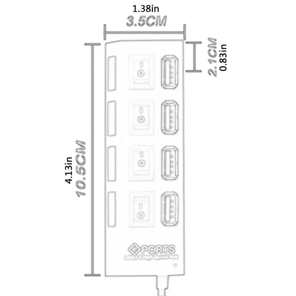 USB Hub Easy Connections