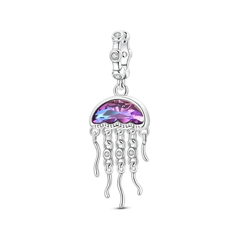 Sterling Silver Charm Summer Beach