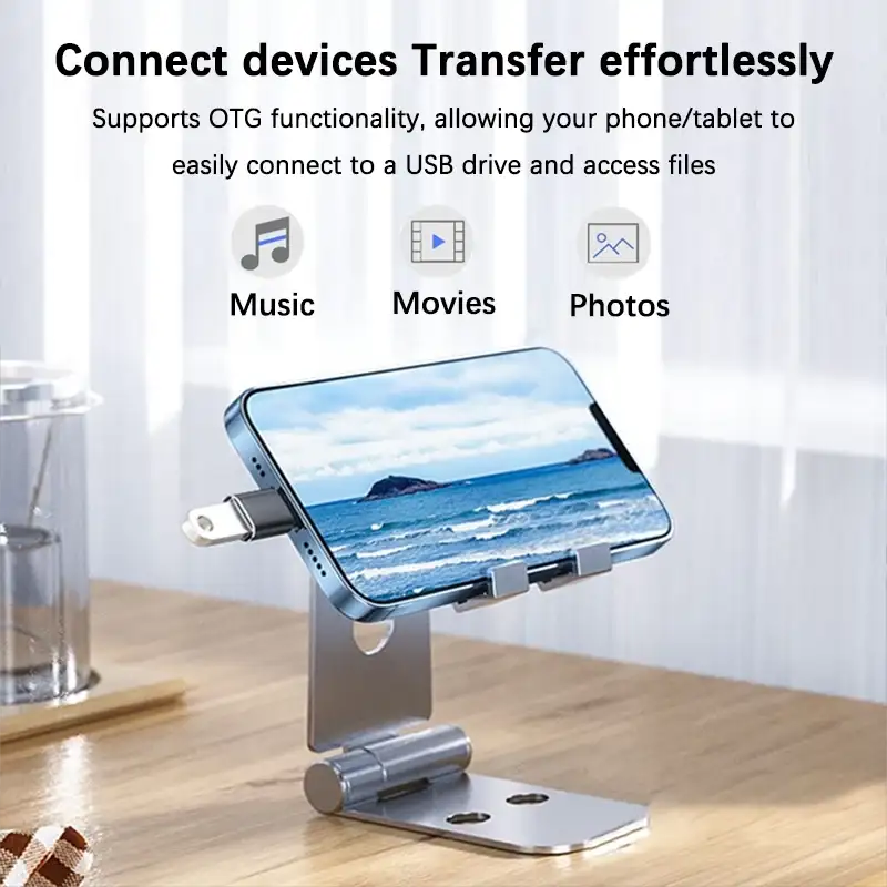 2PCS USB 3.0 To Type C OTG Charger Adapter Connector Type-C to USB Male To Type-c Adapt Converter for PC MacBook Car USB ipad
