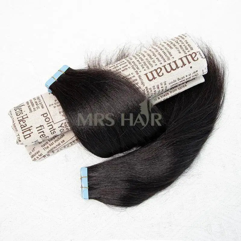 Yaki Straight Tape In Extensions Remy Hair 12 26 Inches