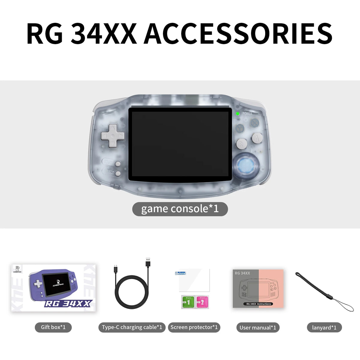 ANBERNIC Retro Handheld Game Console Screen Linux System HDMI — product view 11