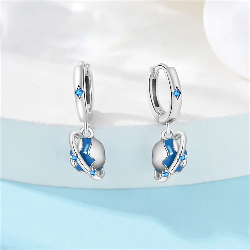 Luminous Firefly Earrings Sterling Silver