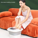 Electric Foot Spa Bath Massager with Heat, Automatic Foot Soak Tub, Foldable Portable Basin for Home Use Constant Temperature