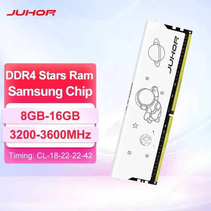 JUHOR Desktop RAMS DDR4 8GB 16GB 3200MHz 3600MHz DIMM