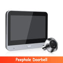 WSDCAM Mini WiFi Doorbell Two Way Talk Peephole 1080P Never Miss Visitors