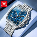 Stainless Steel Men Quartz Date Watch