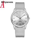 Stainless Steel Quartz Women's Bracelet Watch Timeless Elegance