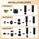 Wireless Electric Portable Espresso Coffee Machine for Car & Home