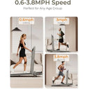 Foldable Desk Treadmill 2.5HP Walking Pad With Remote LED Display