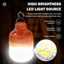 USB Rechargeable LED Bulb - Super Bright Camping Light