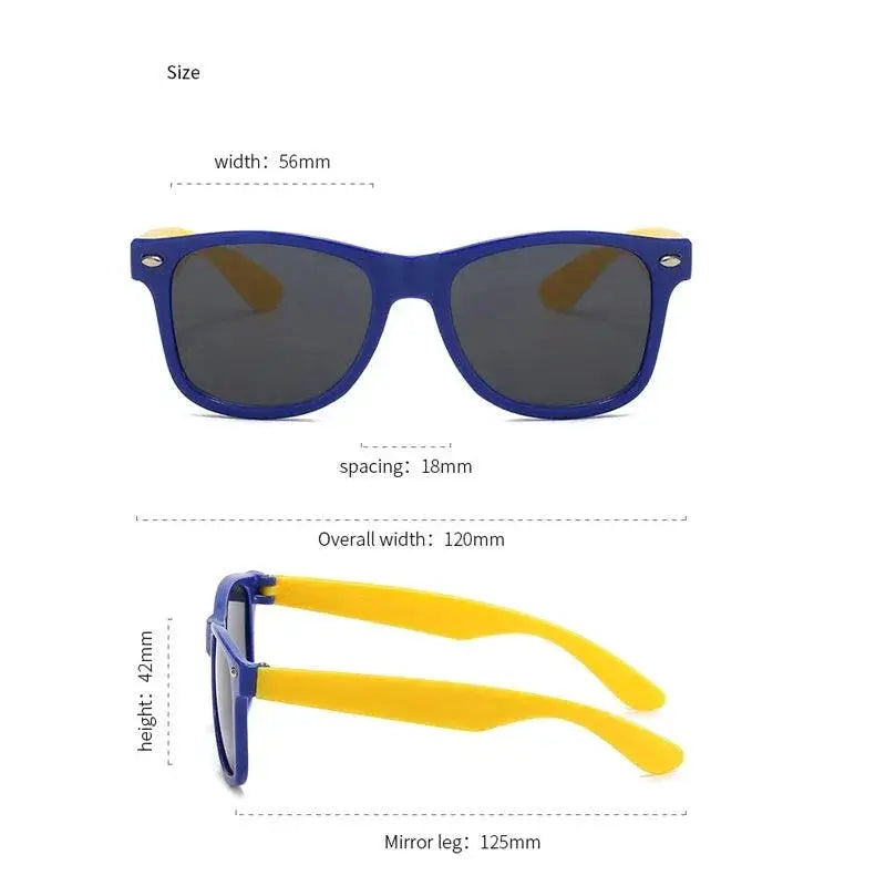 Flexible UV Protection Kids Sunglasses For Summer Fun