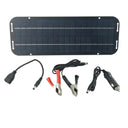 12V Monocrystalline Solar Panel Trickle Battery Charger, Portable Solar Power Maintainer Kit with 12V Output for Car, Van, Motor