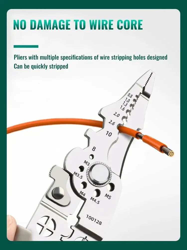 Crimper Cable Cutter Adjustable Automatic Wire Stripper Tool - OurLum.com