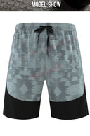 Men's Quick Dry Camouflage Workout Shorts for Summer Fitness