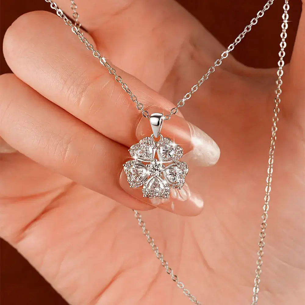 Dainty Gold Moissanite Necklace — product image 9