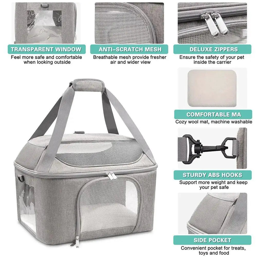 OurLum Small Pet Carrier Backpack For Comfortable Travel