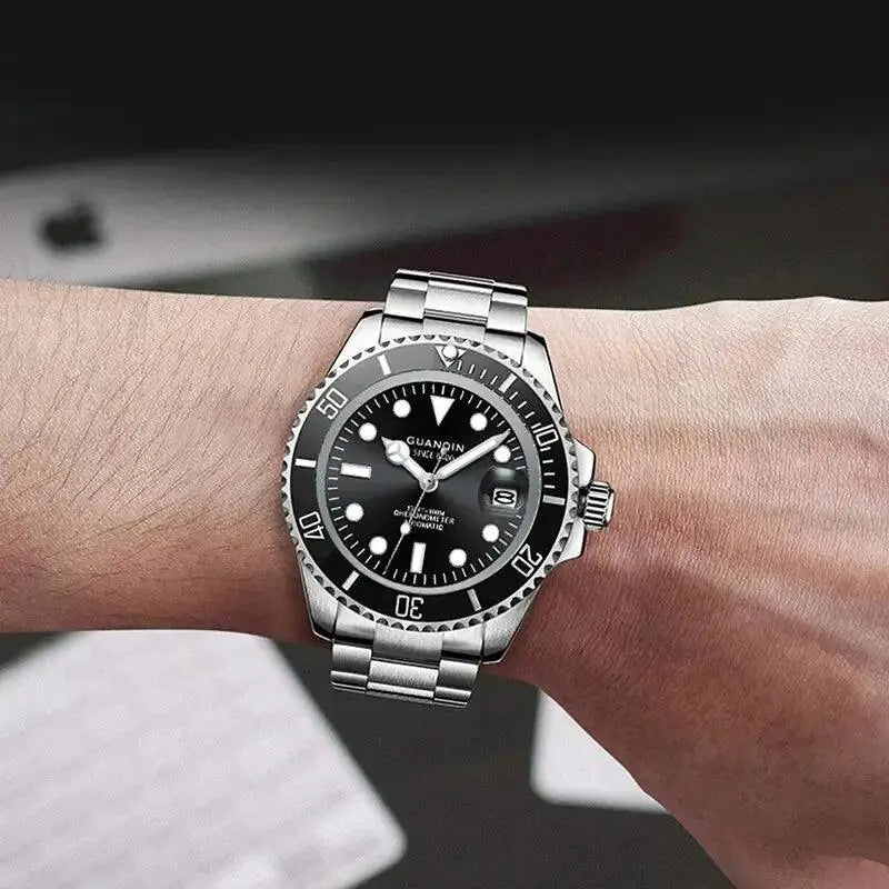 Guanqin Luxury Military Automatic Watch Precision Elegance